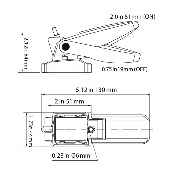 Переключатель автоматический поплавковый SeaFlo, 12V/24V