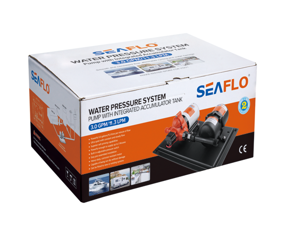 Комплект автоматического насоса с расширительным бочком 0,75л, 24 В, SeaFlo