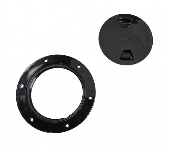 Лючок палубный 4&quot;, черный