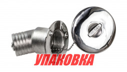 Горловина заливная для дизтоплива, угловая, под шланг 38 мм, Marine Rocket (упаковка из 10 шт.)