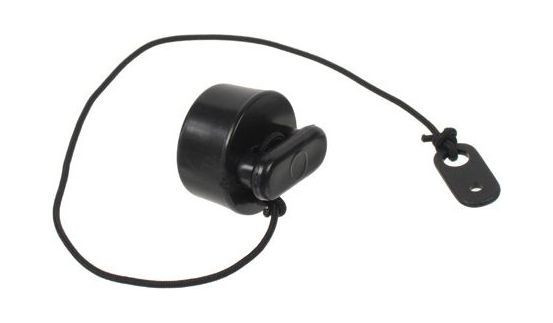 Пробка сливного клапана, черная