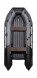 Надувная лодка ПВХ, Таймень NX 3400 НДНД PRO, графит/черный