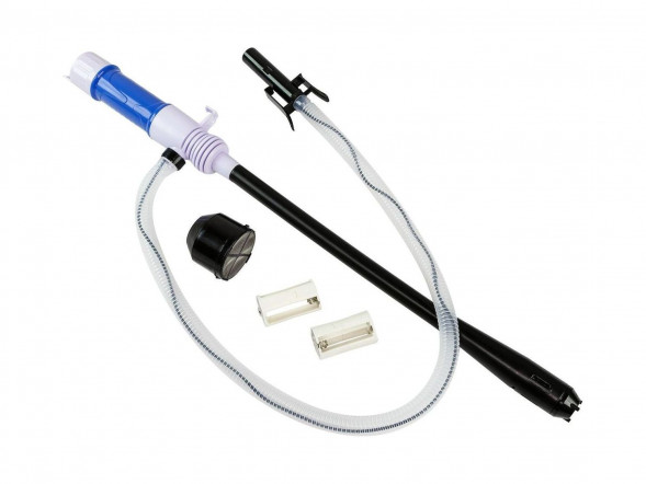 Насос электрический для перекачки топлива на батарейках 90см с автоотключением, Marine Rocket (упаковка из 20 шт.)