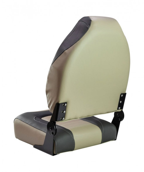 Кресло складное, цвет темно-серый/коричневый (упаковка из 2 шт.)