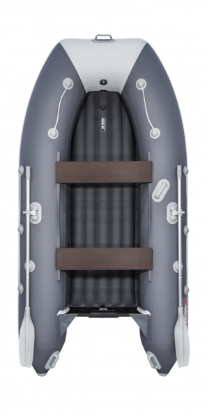 Надувная лодка ПВХ, Таймень LX 3200 НДНД, графит/светло-серый