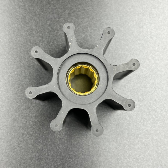 Крыльчатка помпы охлаждения Johnson 09-1028B/ Volvo Penta 877061; 875593-6; 3841697; 21951356/ Mercruiser 47-801332602 (Kacawa)