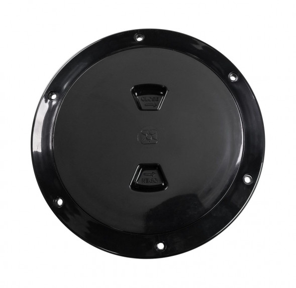 Лючок палубный 6", черный