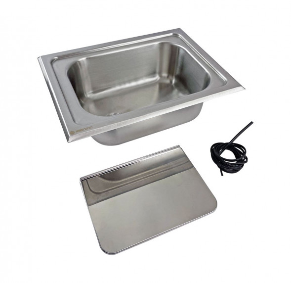 Мойка, стальная крышка Marine Rocket