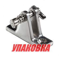 Кронштейн палубный 90 град, с подпружинненым штифтом, ровное основание, Marine Rocket (упаковка из 4 шт.)