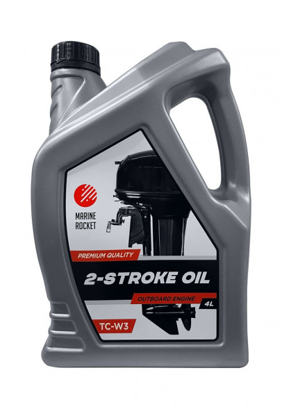 Масло 2-тактное минеральное TC-W3 Marine Rocket 4 л. (упаковка из 48 шт.)