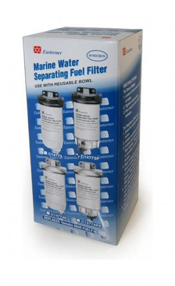 Фильтр топливный 10 мк с креплением и водосборником (большой)