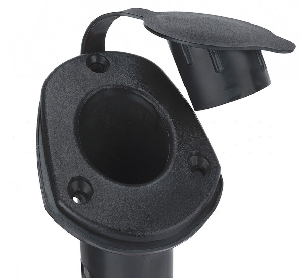 Держатель удилища, черный пластик