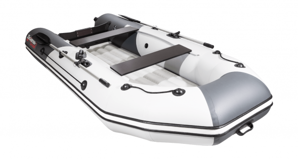 Надувная лодка ПВХ, Таймень NX 3200 НДНД, св.серый/графит