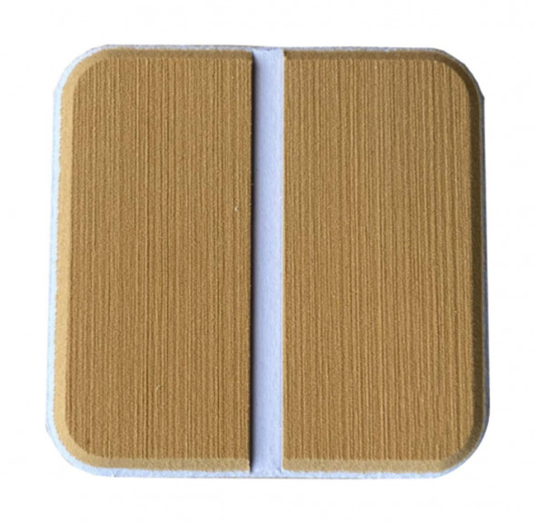 Покрытие палубное EVA, 2400х900х6мм, самоклеящееся, золотисто-желтое, тип "A", упаковка 2 листа, Marine Rocket