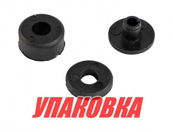 Комплект крепежа ветрового стекла, черный (упаковка из 50 шт.)