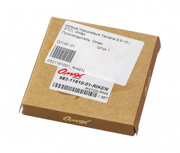Кольца поршневые Yamaha 9.9-15 (STD), Omax