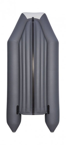 Надувная лодка ПВХ, АКВА 3400 НДНД, графит/светло-серый