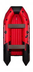 Надувная лодка ПВХ, Таймень NX 3400 НДНД PRO, красный/черный