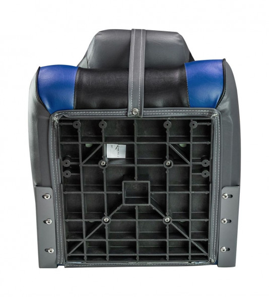 Кресло мягкое складное, обивка винил, цвет синий/угольный/черный, Marine Rocket (упаковка из 10 шт.)