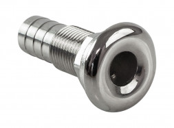 Шпигат нержавеющий под шланг 29,5мм (1"), Marine Rocket