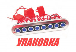 Панель бортового питания, 8 кнопок, Marine Rocket (упаковка из 6 шт.)