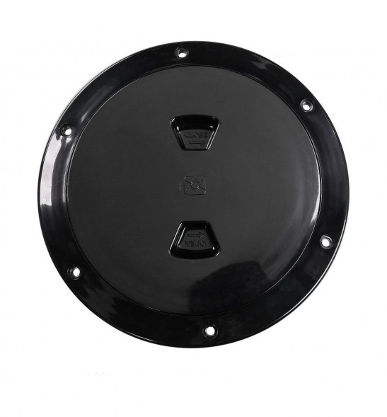 Лючок палубный 6&#039;, черный (упаковка из 48 шт.)