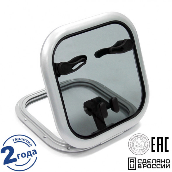 Люк палубный распашной Альбатрос 400х400