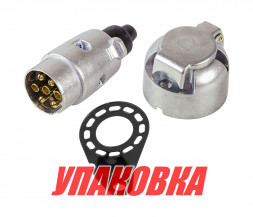 Вилка и розетка прицепа c кронштейном (комплект TRC1ME) (упаковка из 10 шт.)