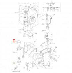 Кольцо уплотнительное Yamaha (6CB-24492-00) (Yamaha)