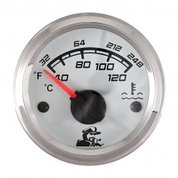 Указатель температуры воды, &quot;Мореман&quot; 40-120 градусов, белый циферблат