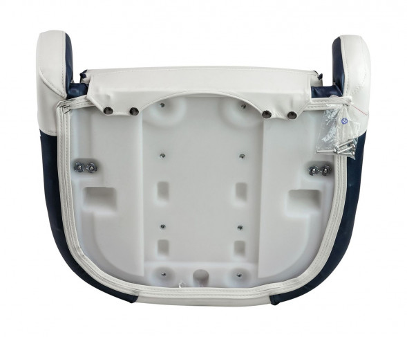 Кресло с болстером Ocean Flip Up, обивка винил, цвет белый/синий (упаковка из 4 шт.)