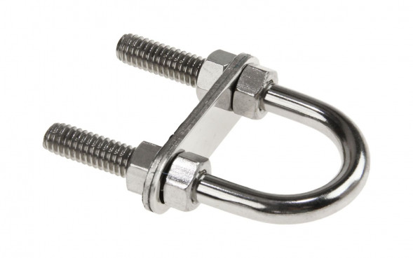 Рым-болт U-образный D8 мм, Lрез. 35 мм (упаковка из 20 шт.)