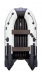 Надувная лодка ПВХ, Ривьера Компакт 3200 НДНД Комби, светло-серый/черный
