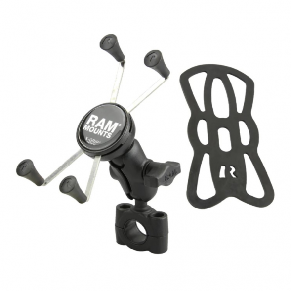 Крепление для телефона RAM X-Grip на руль, муфта 60 мм, шары 25 мм