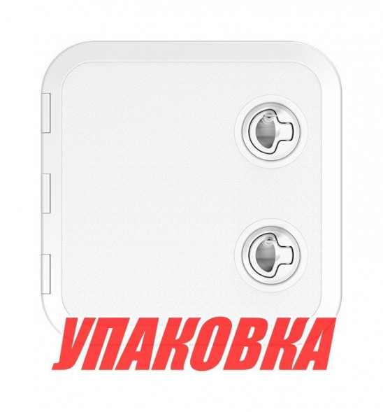 Люк смотровой белый, SeaFlo, 370 х 375 мм (упаковка из 5 шт.)