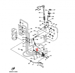 Кольцо уплотнительное масляного насоса Yamaha 60-175 (93210-13M04) (Япония)
