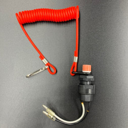 Кнопка аварийной остановки двигателя с чекой Yamaha 9.9-250, F4-350 (Omax)