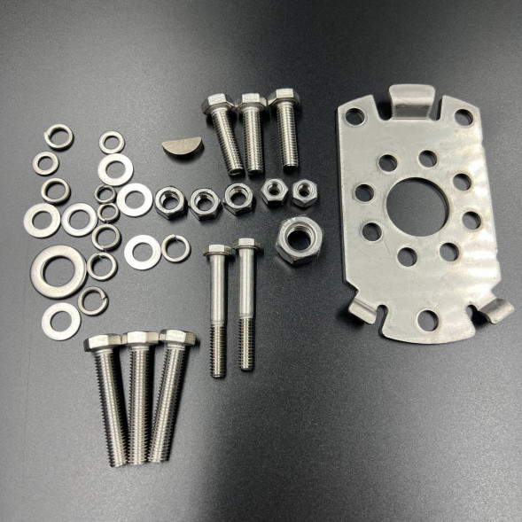 Рулевой комплект (редуктор T73(невозвратный)  / трос M66-16FT / рулевое колесо) 16FT (PWB)