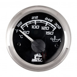 Указатель температуры масла, &quot;Мореман&quot; 50-150 градусов, черный циферблат