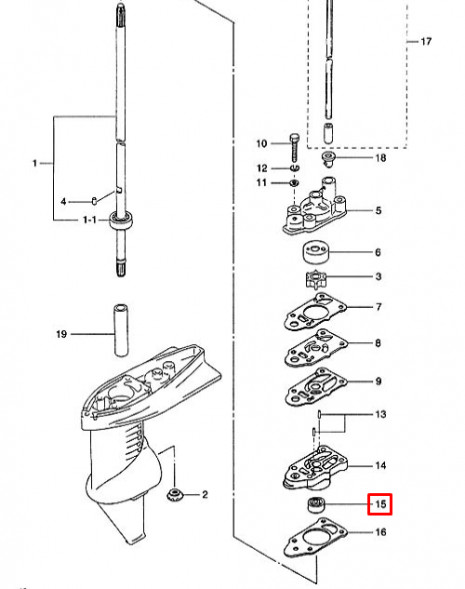 Сальник Tohatsu/Mercury (3F0-60223-0) (10x22x8) (Omax)
