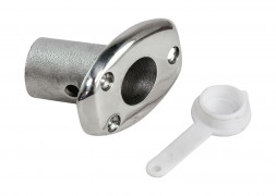 Основание врезное для флагштока д. 20 мм, нержавеющее, Marine Rocket