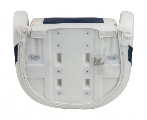 Кресло с болстером Delux Sport Flip Up, обивка винил, цвет белый/синий (упаковка из 2 шт.)