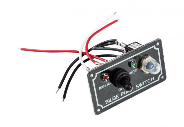 Панель управления водооткачивающей помпой auto-off-manual с влагозащищенным тумблером (упаковка из 4 шт.)