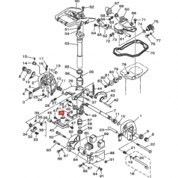 Пружина подвески !!! Yamaha 20-30 (90506-16M17) (Yamaha)