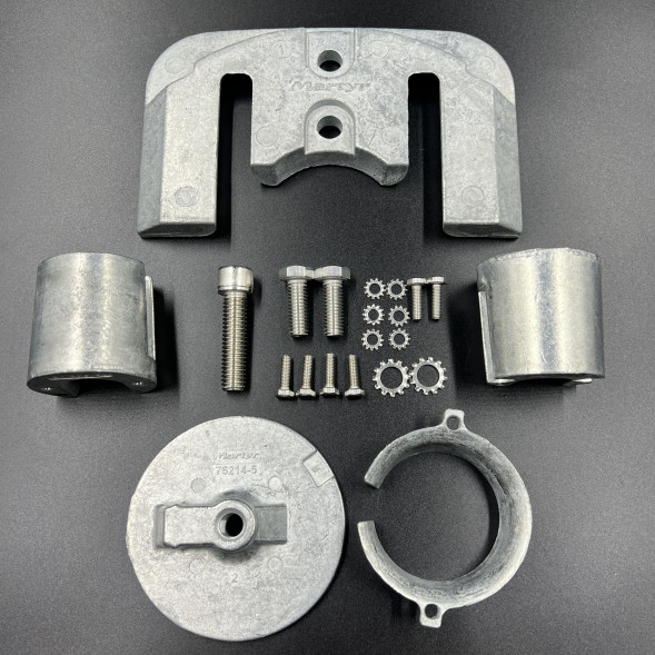 Комплект анодов Bravo I (888758Q02; 888758Q1; 888758A1) (1988  -  Н.В.) (Цинковый) (CMBRAVO1KIT) (MART