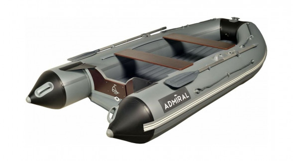 Надувная лодка ПВХ, Адмирал 330 CF НДНД, серый