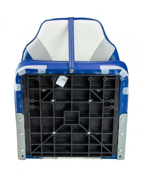 Кресло мягкое складное Rainbow, обивка винил, цвет синий/серый/белый, Marine Rocket (упаковка из 4 шт.)