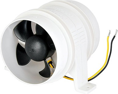 Влагозащищенный электрический вентилятор «Turbo 4000», 12 В.