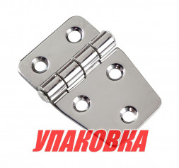 Петля 57х37х2 мм нержавеющая (упаковка из 10 шт.)