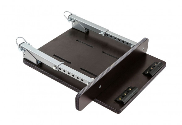 Опора регулируемая складная с фанерным основанием,  крепление на ликтрос, без занижения